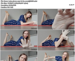 Latex gloves asmr in the pose